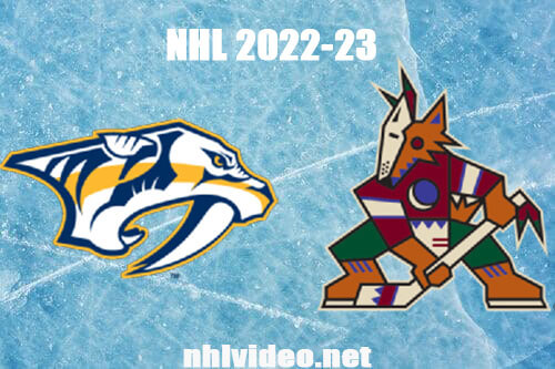 Nashville Predators vs Arizona Coyotes Full Game Replay Mar 9, 2023 NHL Live Stream