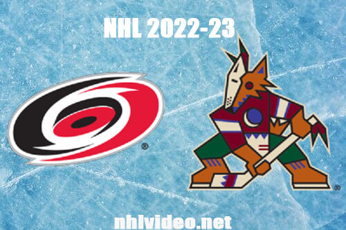 Carolina Hurricanes vs Arizona Coyotes Full Game Replay Mar 3, 2023 NHL Live Stream
