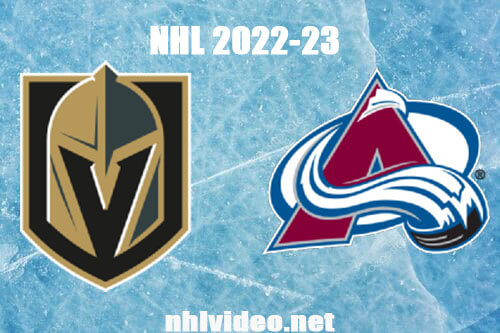 Vegas Golden Knights vs Colorado Avalanche Full Game Replay Feb 27, 2023 NHL Live Stream