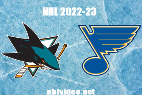 San Jose Sharks vs St. Louis Blues Full Game Replay Mar 9, 2023 NHL Live Stream