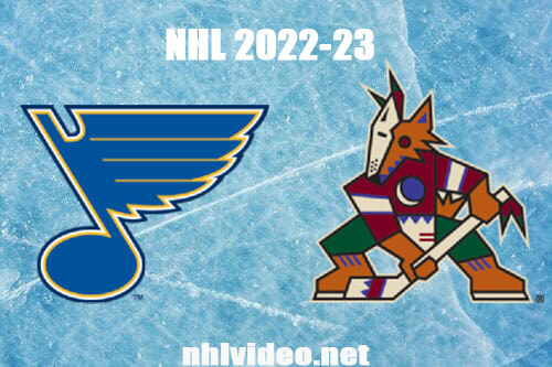 St. Louis Blues vs Arizona Coyotes Full Game Replay Mar 7, 2023 NHL Live Stream