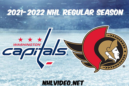 Washington Capitals vs Ottawa Senators Full Game Replay 2021-10-25 NHL