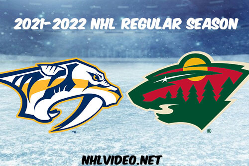 Nashville Predators vs Minnesota Wild Full Game Replay 2021-10-24 NHL