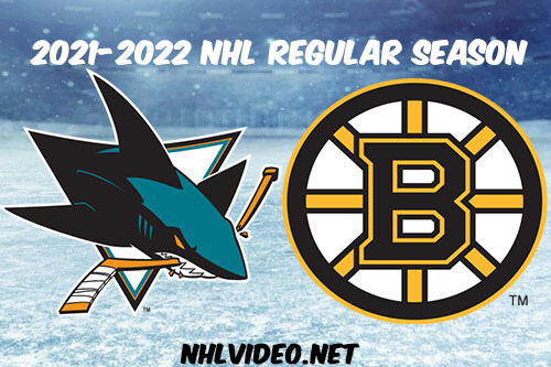 San Jose Sharks vs Boston Bruins Full Game Replay 2021-10-24 NHL