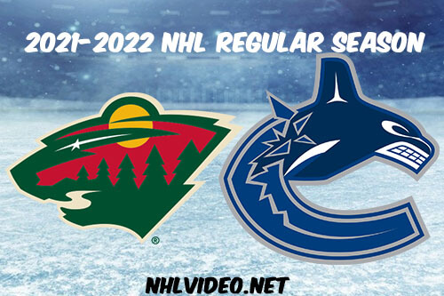 Minnesota Wild vs Vancouver Canucks Full Game Replay 2021-10-26 NHL