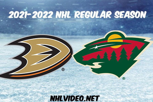 Anaheim Ducks vs Minnesota Wild Full Game Replay 2021-10-23 NHL