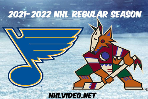 St. Louis Blues vs Arizona Coyotes Full Game Replay 2021-10-18 NHL