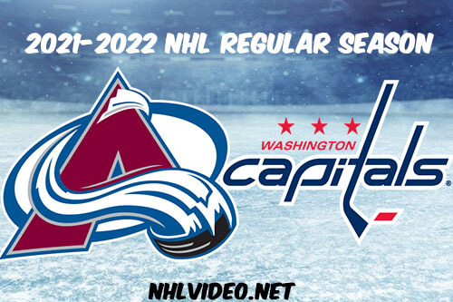Colorado Avalanche vs Washington Capitals Full Game Replay 2021-10-20 NHL