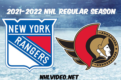 New York Rangers vs Ottawa Senators Full Game Replay 2021-10-23 NHL