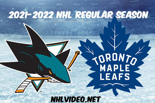 San Jose Sharks vs Toronto Maple Leafs Full Game Replay 2021-10-22 NHL