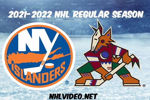 New York Islanders vs Arizona Coyotes Full Game Replay 2021-10-23 NHL