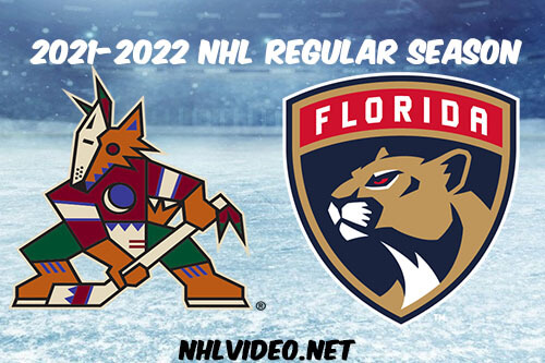 Arizona Coyotes vs Florida Panthers Full Game Replay 2021-10-25 NHL
