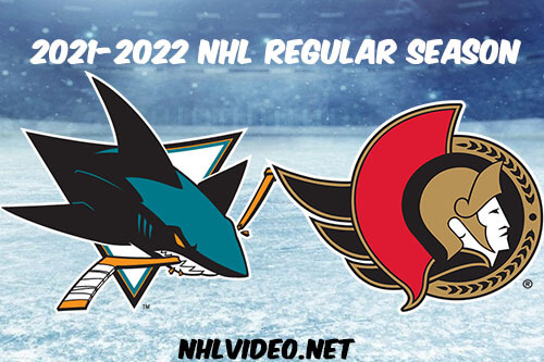 San Jose Sharks vs Ottawa Senators Full Game Replay 2021-10-21 NHL
