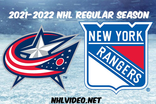 Columbus Blue Jackets vs New York Rangers Full Game Replay 2021-10-29 NHL