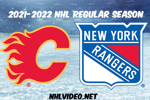 Calgary Flames vs New York Rangers Full Game Replay 2021-10-25 NHL