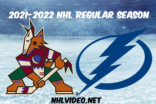 Arizona Coyotes vs Tampa Bay Lightning Full Game Replay 2021-10-28 NHL