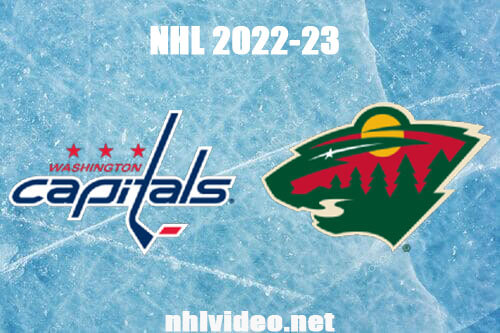 Washington Capitals vs Minnesota Wild Full Game Replay Mar 19, 2023 NHL Live Stream