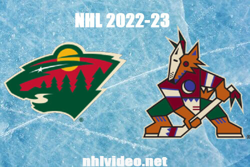 Minnesota Wild vs Arizona Coyotes Full Game Replay Mar 12, 2023 NHL Live Stream