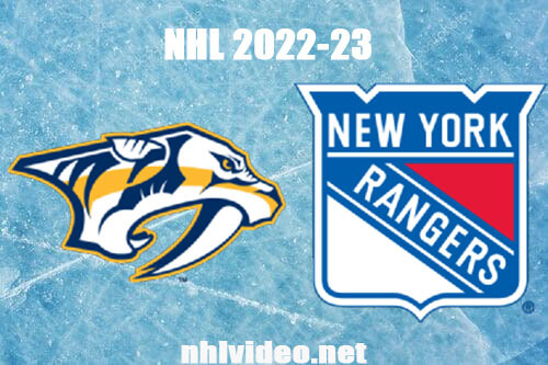 Nashville Predators vs New York Rangers Full Game Replay Mar 19, 2023 NHL Live Stream