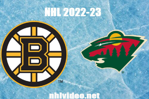 Boston Bruins vs Minnesota Wild Full Game Replay Mar 18, 2023 NHL Live Stream