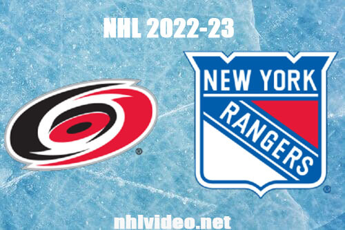 Carolina Hurricanes vs New York Rangers Full Game Replay Mar 21, 2023 NHL Live Stream