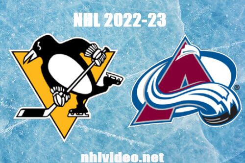Pittsburgh Penguins vs Colorado Avalanche Full Game Replay Mar 22, 2023 NHL Live Stream