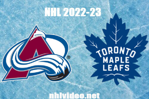 Colorado Avalanche vs Toronto Maple Leafs Full Game Replay Mar 15, 2023 NHL Live Stream