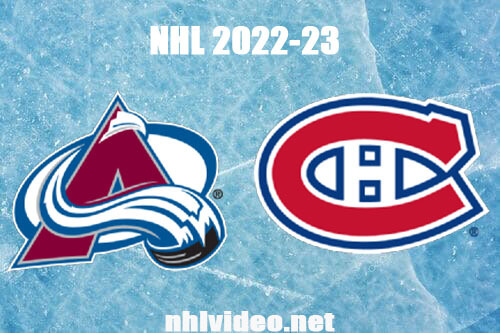 Colorado Avalanche vs Montreal Canadiens Full Game Replay Mar 13, 2023 NHL Live Stream