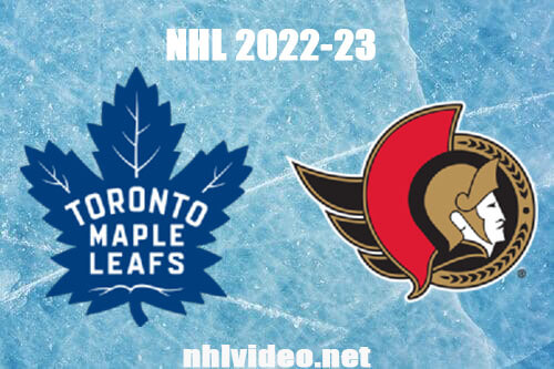 Toronto Maple Leafs vs Ottawa Senators Full Game Replay Mar 18, 2023 NHL Live Stream