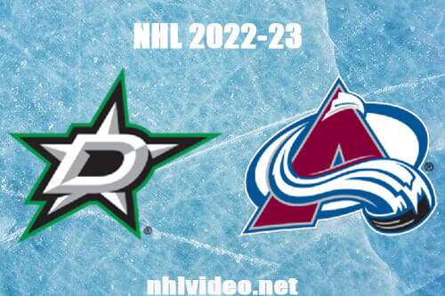 Dallas Stars vs Colorado Avalanche Full Game Replay Apr 1, 2023 NHL Live Stream