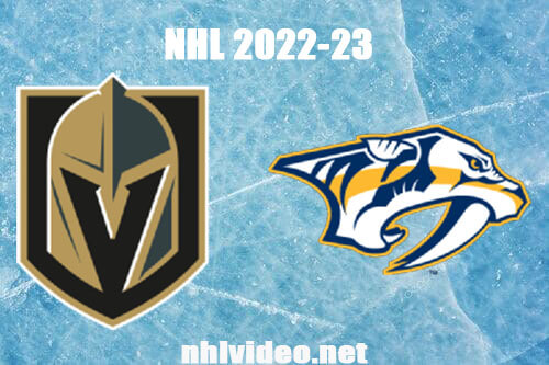 Vegas Golden Knights vs Nashville Predators Full Game Replay Apr 4, 2023 NHL Live Stream