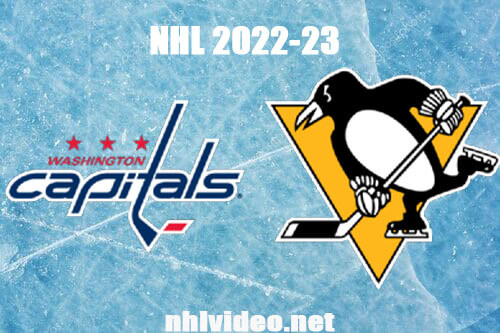 Washington Capitals vs Pittsburgh Penguins Full Game Replay Mar 25, 2023 NHL Live Stream