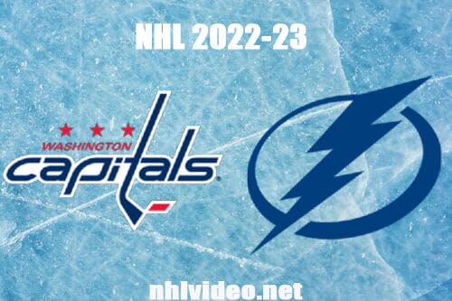 Washington Capitals vs Tampa Bay Lightning Full Game Replay Mar 30, 2023 NHL Live Stream