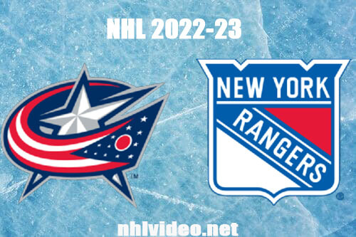 Columbus Blue Jackets vs New York Rangers Full Game Replay Mar 28, 2023 NHL Live Stream
