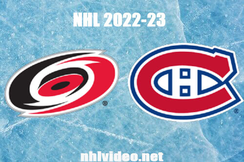 Carolina Hurricanes vs Montreal Canadiens Full Game Replay Apr 1, 2023 NHL Live Stream