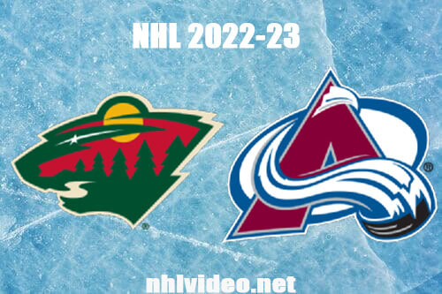 Minnesota Wild vs Colorado Avalanche Full Game Replay Mar 29, 2023 NHL Live Stream