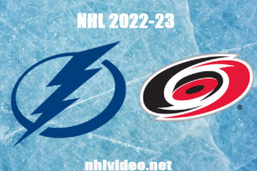 Tampa Bay Lightning vs Carolina Hurricanes Full Game Replay Mar 28, 2023 NHL Live Stream
