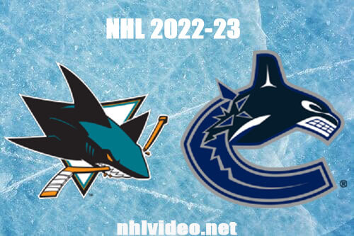 San Jose Sharks vs Vancouver Canucks Full Game Replay Mar 23, 2023 NHL Live Stream