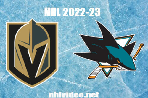 Vegas Golden Knights vs San Jose Sharks Full Game Replay Mar 30, 2023 NHL Live Stream