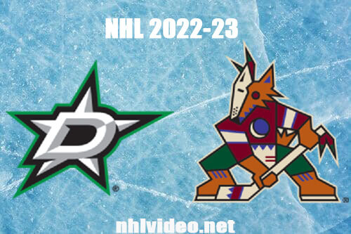 Dallas Stars vs Arizona Coyotes Full Game Replay Mar 31, 2023 NHL Live Stream