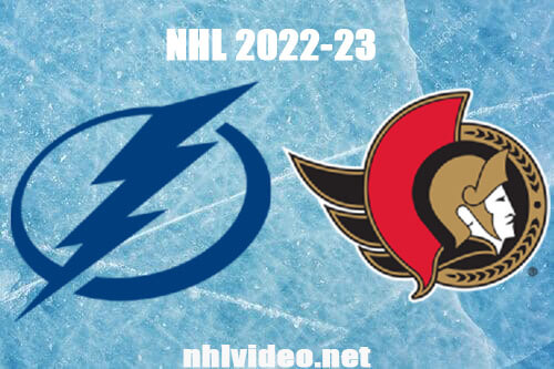 Tampa Bay Lightning vs Ottawa Senators Full Game Replay Mar 23, 2023 NHL Live Stream