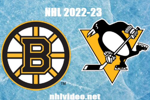 Boston Bruins vs Pittsburgh Penguins Full Game Replay Apr 1, 2023 NHL Live Stream