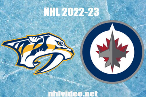 Nashville Predators vs Winnipeg Jets Full Game Replay Apr 8, 2023 NHL Live Stream