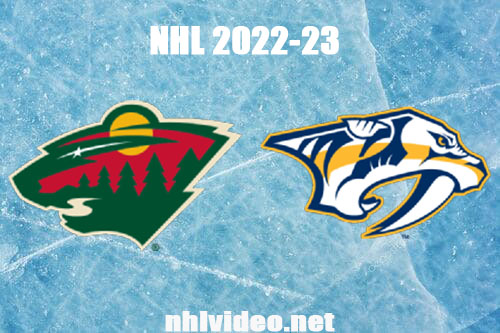 Minnesota Wild vs Nashville Predators Full Game Replay Apr 13, 2023 NHL Live Stream