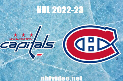 Washington Capitals vs Montreal Canadiens Full Game Replay Apr 6, 2023 NHL Live Stream