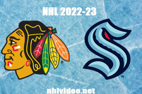 Chicago Blackhawks vs Seattle Kraken Full Game Replay Apr 8, 2023 NHL Live Stream