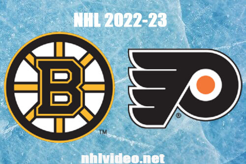 Boston Bruins vs Philadelphia Flyers Full Game Replay Apr 9, 2023 NHL Live Stream