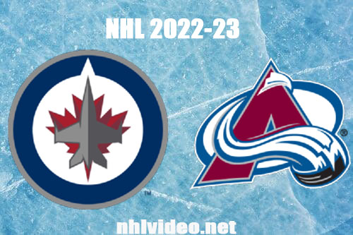 Winnipeg Jets vs Colorado Avalanche Full Game Replay Apr 13, 2023 NHL Live Stream