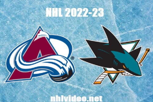 Colorado Avalanche vs San Jose Sharks Full Game Replay Apr 6, 2023 NHL Live Stream