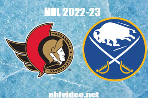 Ottawa Senators vs Buffalo Sabres Full Game Replay Apr 13, 2023 NHL Live Stream